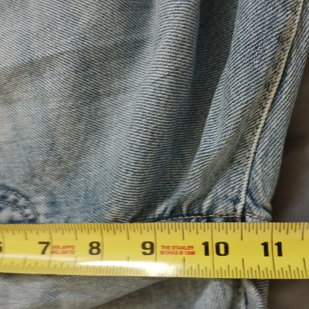 Gap‎ Denim Overalls Kids Size XL (12) Light Wash Blue Adjustable Straps Bibs